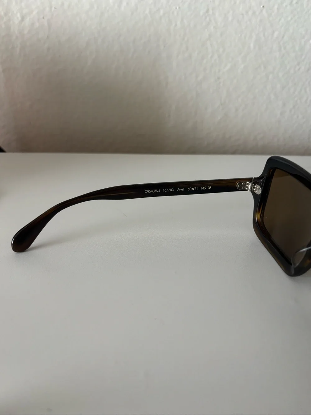 Oliver Peoples Women’s Square Frame Brown Sunglasses